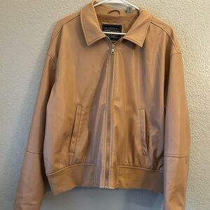 Women’s Tan Leather Jacket